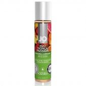 Смазка с ароматом тропических фруктов JO Flavored Tropical Passion - 30 мл. - System JO - купить с доставкой в Тюмени
