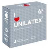 Презервативы с точками Unilatex Dotted - 3 шт. - Unilatex - купить с доставкой в Тюмени