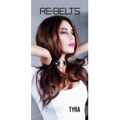 Чёрный кожаный чокер-кляп Tyra Black - Rebelts - купить с доставкой в Тюмени