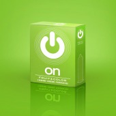 Цветные ароматизированные презервативы ON) Fruit   Color - 3 шт. - ON) - купить с доставкой в Тюмени