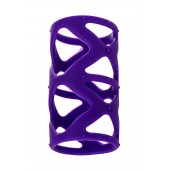 Фиолетовая насадка-сетка на пенис - 7,5 см. - A-toys - в Тюмени купить с доставкой