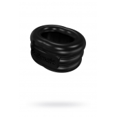 Чёрное эрекционное виброкольцо Stretch - Bathmate - в Тюмени купить с доставкой