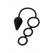 Тройное эрекционное кольцо с анальным хвостом Drop M-size - Erotist Adult Toys - в Тюмени купить с доставкой