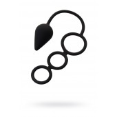 Тройное эрекционное кольцо с анальным хвостом Drop M-size - Erotist Adult Toys - в Тюмени купить с доставкой