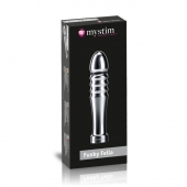 Ребристый фаллоимитатор для электростимуляции Funky Fella Rill Dildo - 13 см. - MyStim - купить с доставкой в Тюмени