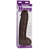 Большая насадка для трусиков Vac-U-Lock Realistic Hung - 31,7 см. - Doc Johnson - купить с доставкой в Тюмени