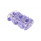 Фиолетовая насадка на пенис Rings Armour - Lola Games - в Тюмени купить с доставкой