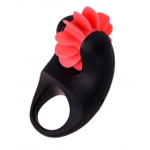 Чёрно-красное эрекционное виброкольцо Erotist - Erotist Adult Toys - в Тюмени купить с доставкой
