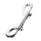 Серебристый двухсторонний карабин TOYFA Metal - ToyFa - купить с доставкой в Тюмени