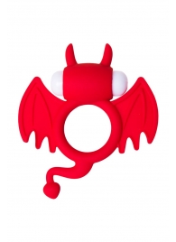 Красное эрекционное кольцо на пенис JOS COCKY DEVIL - JOS - в Тюмени купить с доставкой
