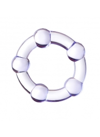 Фиолетовое эрекционное кольцо A-Toys - A-toys - в Тюмени купить с доставкой