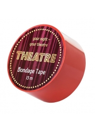Красный бондажный скотч TOYFA Theatre - 15 м. - ToyFa - купить с доставкой в Тюмени