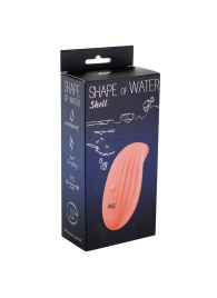Розовый клиторальный вибратор Shape of water Shell - Lola Games
