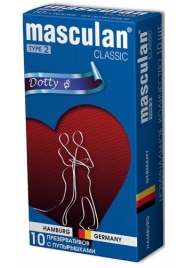 Розовые презервативы Masculan Classic Dotty с пупырышками - 10 шт. - Masculan - купить с доставкой в Тюмени