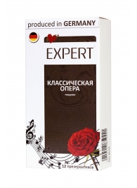 Гладкие презервативы Expert  Классическая опера  - 12 шт. - Expert - купить с доставкой в Тюмени