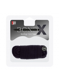 Черная веревка для связывания BONDX LOVE ROPE - 10 м. - Dream Toys - купить с доставкой в Тюмени