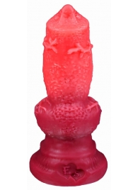 Красный фаллоимитатор  Акита large  - 27,5 см. - Erasexa - купить с доставкой в Тюмени