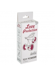 Пудра для игрушек Love Protection с ароматом вишни - 15 гр. - Lola Games - купить с доставкой в Тюмени