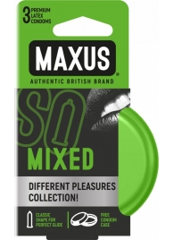 Презервативы в железном кейсе MAXUS Mixed - 3 шт. - Maxus - купить с доставкой в Тюмени