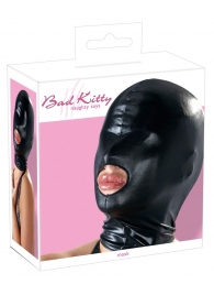 Черная эластичная маска на голову с отверстием для рта - Orion - купить с доставкой в Тюмени