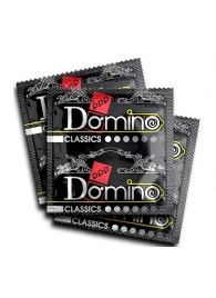 Ароматизированные презервативы Domino  Земляника  - 3 шт. - Domino - купить с доставкой в Тюмени