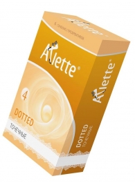 Презервативы Arlette Dotted с точечной текстурой - 6 шт. - Arlette - купить с доставкой в Тюмени