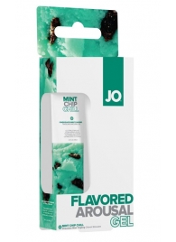 Стимулирующий клиторальный гель со вкусом мятного шоколада JO Mint Chip Chill - 10 мл. - System JO - купить с доставкой в Тюмени