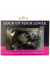 Черные меховые наручники Love с ключиками - Baile - купить с доставкой в Тюмени