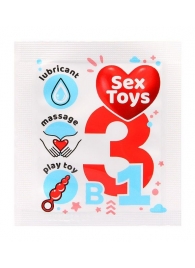 Гель-лубрикант на водной основе Sex Toys - 4 гр. - Биоритм - купить с доставкой #SOTBIT_REGIONS_UF_V_REGION_NAME#