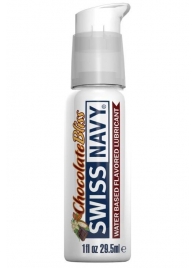 Лубрикант с ароматом шоколада Swiss Navy Chocolate Bliss Lube - 29,5 мл. - Swiss navy - купить с доставкой в Тюмени