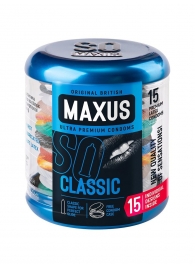 Классические презервативы в металлическом кейсе MAXUS Classic - 15 шт. - Maxus - купить с доставкой в Тюмени