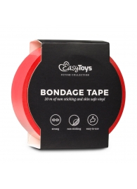 Красная лента для бондажа Easytoys Bondage Tape - 20 м. - Easy toys - купить с доставкой в Тюмени