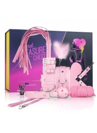 Розовый эротический набор Pink Pleasure - Secret Pleasure Chest - купить с доставкой в Тюмени