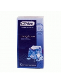 Презервативы с продлевающей смазкой Contex Long Love - 12 шт. - Contex - купить с доставкой в Тюмени