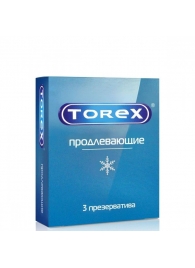 Презервативы Torex  Продлевающие  с пролонгирующим эффектом - 3 шт. - Torex - купить с доставкой в Тюмени