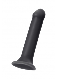 Черный фаллос на присоске Silicone Bendable Dildo XL - 20 см. - Strap-on-me - купить с доставкой в Тюмени