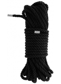 Черная веревка для бондажа BONDAGE ROPE - 10 м. - Dream Toys - купить с доставкой в Тюмени