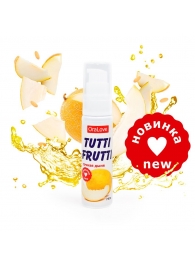 Гель-смазка Tutti-frutti со вкусом сочной дыни - 30 гр. - Биоритм - купить с доставкой в Тюмени