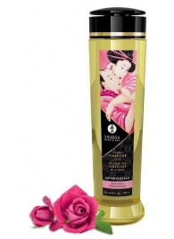 Массажное масло с ароматом розы Aphrodisia - 240 мл. - Shunga - купить с доставкой в Тюмени