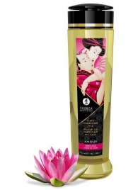 Массажное масло с ароматом цветов лотоса Amour - 240 мл. - Shunga - купить с доставкой в Тюмени