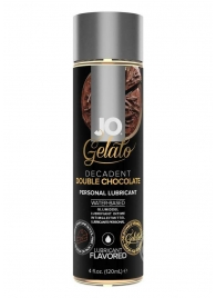Лубрикант с ароматом шоколада JO GELATO DECADENT DOUBLE CHOCOLATE - 120 мл. - System JO - купить с доставкой в Тюмени
