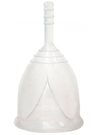 Белая менструальная чаша размера L - Тюльпан - купить с доставкой в Тюмени