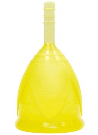 Желтая менструальная чаша размера L - Тюльпан - купить с доставкой в Тюмени