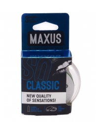 Классические презервативы в пластиковом кейсе MAXUS Classic - 3 шт. - Maxus - купить с доставкой в Тюмени