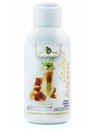 Интимный гель-смазка JUICY FRUIT с ароматом солёной карамели - 100 мл. - БиоМед - купить с доставкой в Тюмени