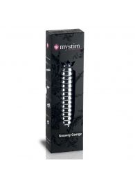 Рельефный фаллос для интенсивного электросекса Groovey George - 20 см. - MyStim - купить с доставкой в Тюмени