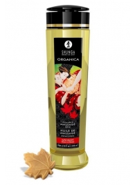 Массажное масло с ароматом кленового сиропа Organica Maple Delight - 240 мл. - Shunga - купить с доставкой в Тюмени