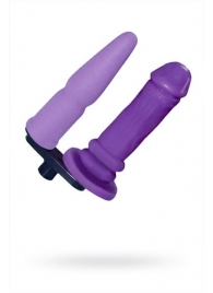 Фиолетовая двойная насадка для секс-машин - MyWorld - DIVA - купить с доставкой в Тюмени