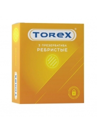 Текстурированные презервативы Torex  Ребристые  - 3 шт. - Torex - купить с доставкой в Тюмени