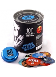 Ультратонкие презервативы в кейсе MAXUS So Much Sex - 100 шт. - Maxus - купить с доставкой в Тюмени